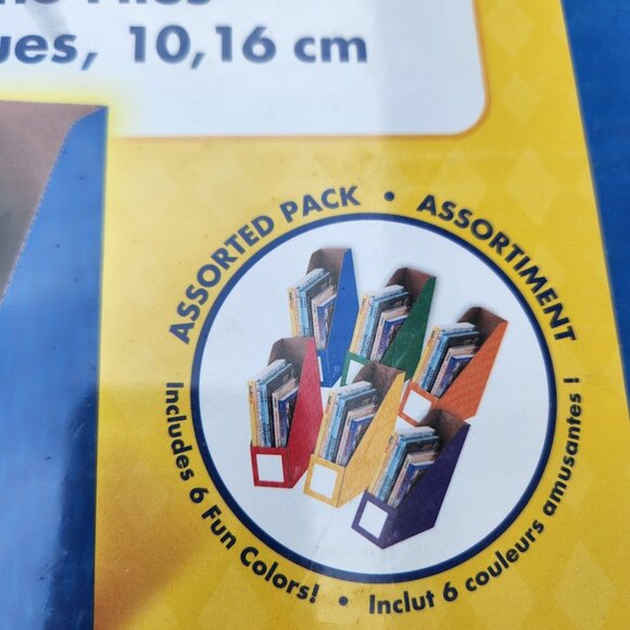 NEW 6 Pack Bankers Box 4" magazine Files Organizer Organization Office Classroom - Picture 8 of 14